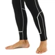Тайтсы подростковые спортивные леггинсы Zelart 516-1 размер XS (130-140 см) Black-White - изображение 7