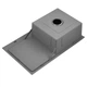 Кухонная мойка DUSEL из нержавеющей стали SS304 DS50963-2RNB 630*500*230 Right (Nano Black) - изображение 3
