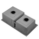 Мийка кухонна DUSEL з нержавіючої сталі SS304 DS50878-1LNB 780*430*220 Left (Nano Black) - зображення 3
