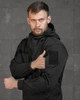 Тактический костюм софтшелл Bandit Black водонепроницаемый с манжетами на резинках и липучками под шевроны M - изображение 3