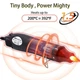 Термофен, фен для термоусадки, паяльний фен Vkstar Heat Gun 300w, purple - зображення 2