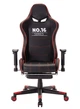 Геймерське крісло Infini series No.16 Gaming Chair чорно-червоне - зображення 2