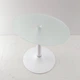 Стеклянный кофейный стол Commus Solo 450 O satin-white-wtm60 - изображение 8