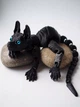 Кот Сфинкс подвижная игрушка 30 см Черный - изображение 2