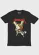 Чоловіча футболка MODNO з рок принтом "Metallica" XXL Чорний (TS001-004-2-699-F-BL-M) - зображення 1