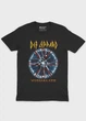 Жіноча футболка MODNO з рок принтом "Def Leppard" L Чорний (TS001-004-2-583-F-BL-F) - изображение 1