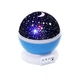 Нічник куля проектор зоряне неба для дітей Star Master Dream 4767 USB обертовий дитячий світильник на батарейках Блакитний - зображення 1
