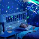 Нічник куля проектор зоряне неба для дітей Star Master Dream 4767 USB обертовий дитячий світильник на батарейках Блакитний - зображення 2