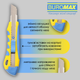 Ніж універсальний Buromax 18 мм (BM.4618) - зображення 4
