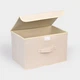 Ящик для хранения с крышкой MBM TH-07 S CREAM - изображение 4