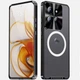 Чехол накладка Metal Glass Ring для Motorola Edge 50 с металлическим кольцом и дополнительной защитой на камеру black - изображение 4