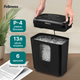 Шредер Fellowes 6M 4 листов 4x12 мм 13 л (f.U4631101) - изображение 3