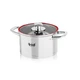 Кастрюля Krauff Prime Chef со стеклянной крышкой нержавеющая сталь 16 см 2 л (26-238-038) - изображение 3