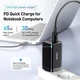 Зарядное устройство Baseus GaN5 Pro 65W (2C+U) PD3.0, QC4.0 + кабель Type-C to Type-C - изображение 7