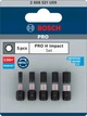 Набор ударных бит Bosch PRO Impact HEX, 25 мм, 5 шт (2608521U59) - изображение 2