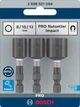 Набор ударных бит Bosch PRO Impact 8 x 50, 10 x 50, 13 x 50 мм, 3 шт (2608521U64) - изображение 2