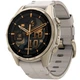 GPS смарт-часы GARMIN fenix 8 43mm, AMOLED, Saph, SftGldSS/FogGryLeatherBnd, Excl - изображение 1