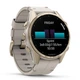 GPS смарт-часы GARMIN fenix 8 43mm, AMOLED, Saph, SftGldSS/FogGryLeatherBnd, Excl - изображение 2