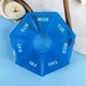 Таблетница Semi 7Days Mini Pill Box, Blue - изображение 5