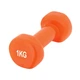 Гантель вінілова Power Play 4125 Achilles 1 кг, Orange - зображення 1