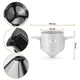 Пуровер/воронка/фильтр Semi Coffee Maker многоразовая, White для ручного заваривания кофе - изображение 5