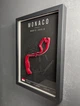 Об'ємна Рамка з 3D Трасою Monaco Circuit (Circuit de Monaco) / Monte Carlo / Монако в Масштабі 1:40 000 Red Matte / Frame 32x23x3 - зображення 5