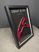 Об'ємна Рамка з 3D Трасою Circuit de Spa-Francorchamps / Stavelot, Belgium / Спа-Франкоршам в Масштабі 1:40 000 Red Matte / Frame 32x23x3 - зображення 8