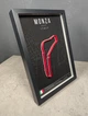 Объемная Рамка с 3D Трассой MONZA Circuit / Province of Monza and Brianza, Italy / Монза в Масштабе 1:40 000 Red Matte / Frame 32x23x3 - изображение 14