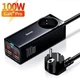 Зарядний пристрій Baseus GaN3 Pro Desktop Powerstrip AC+2U+2C 100W PSZM000401 чорний - зображення 2