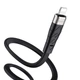 Кабель силиконовый Hoco X53 Angel USB - Lightning черный - изображение 6
