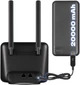 Роутер TCL LINKHUB (HH42CV2) LTE Wi-Fi + Power Bank 20000мА*ч + USB-DC кабель 12В (694743657296) - изображение 2
