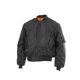 Тактическая двусторонняя куртка бомбер Mil-Tec ma1 Black 10403002 размер XS - изображение 5