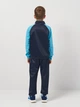 Подростковый спортивный костюм (толстовка + штаны) для мальчика Joma Academy IV 101966.342 141-152 см (2XS) Темно-синий/Бирюзовый (8424309451141) - изображение 2