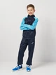 Подростковый спортивный костюм (толстовка + штаны) для мальчика Joma Academy IV 101966.342 141-152 см (2XS) Темно-синий/Бирюзовый (8424309451141) - изображение 3