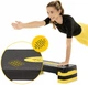 Степ-платформа 3-ступінчаста 4FIZJO 69 х 28 х 10-15-20 см Black/Yellow (P-5907739311436) - зображення 2