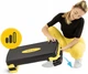 Степ-платформа 3-ступінчаста 4FIZJO 69 х 28 х 10-15-20 см Black/Yellow (P-5907739311436) - зображення 3