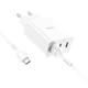 Зарядний пристрій із швидкою зарядкою QC/PD + кабель Micro-USB HOCO C99A |1USB/2Type-C/3A/PD/QC3.0| Білий - зображення 7