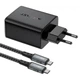 Зарядное устройство ACEFAST A17 65W быстрая зарядка и кабель Type-C USB/Type-C/HDMI Черный - изображение 3