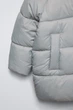 Зимова куртка на дівчинку Zara 122 розмір блакитна 0562736805 - зображення 4