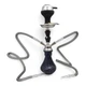 Кальян Hookah Amal 001-2 Plus Black висотою 41 см на 2 персони - зображення 2