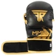 Перчатки для смешанных единоборств MMA FLEX FISTRAGE VL-5521 (р-р M, черный-золотой) - изображение 1
