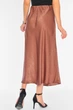 Юбка женская однотонная терракотового цвета Imogen размер 46-48 (196818) - изображение 3