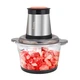 Електричний подрібнювач HOCO HA05A Kitchen electric meat grinder чаша 2 літри - зображення 1