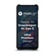 Шкіряна накладка Stenk Reptile Cover для Motorola Moto G45 Чорний (78283) - зображення 2