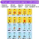 Детский цветной графический LCD планшет / детская доска для рисования с обучающими карточками (Blue) - изображение 6