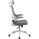 Офисное кресло GT Racer B-5880 White/Gray [125610] - изображение 4