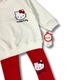 Дитячий костюм для дівчинки Hello Kitty - демисезонний повсякденний комплект Murat Baby (кофта, лосини), Біло-червоний, 2 роки, 92см - зображення 3