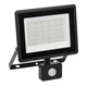 Прожектор LED 50W 230V 4000lm 6500K IP54 45x230x210mm с датчиком движения черный [LPDO602-50-65-K02] СДО 06-50Д - изображение 1