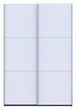 Шафа-купе двохдверна Doros G-Caiser 160х60х240 см Графіт/Білий (DRS-011031) - зображення 1