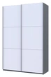 Шафа-купе двохдверна Doros G-Caiser 160х60х240 см Графіт/Білий (DRS-011031) - зображення 5